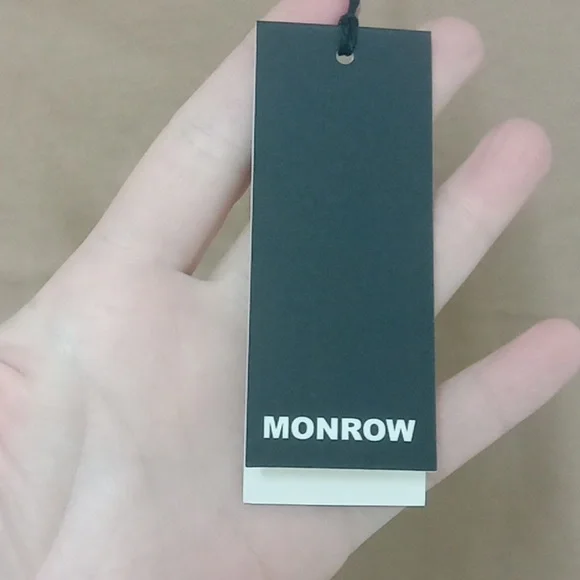 *Final Price* NWT Monrow REVOLVE Short Sleeve 50s Vintage T-Shirt in Latte - Picture 4 of 7